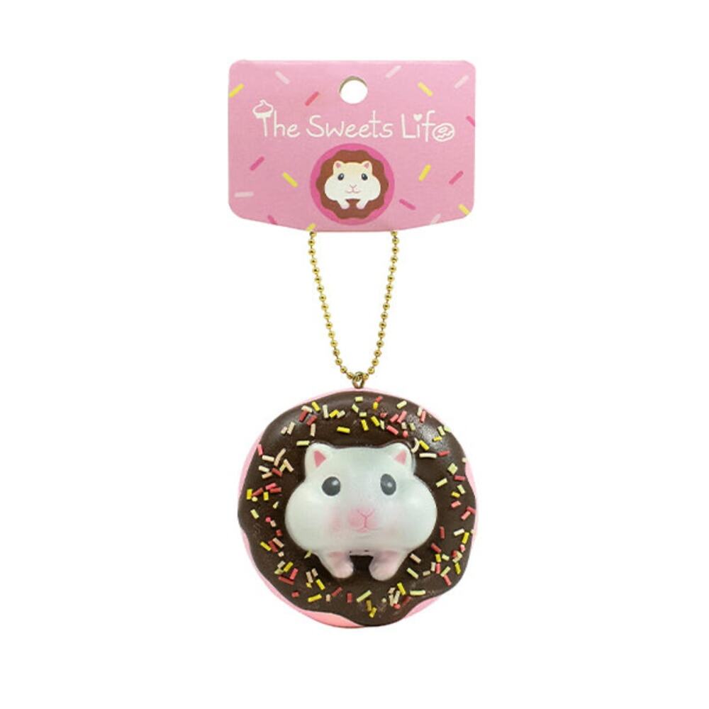 The Sweet Life Series Hamster Chocolate Iced Strawberry Donut